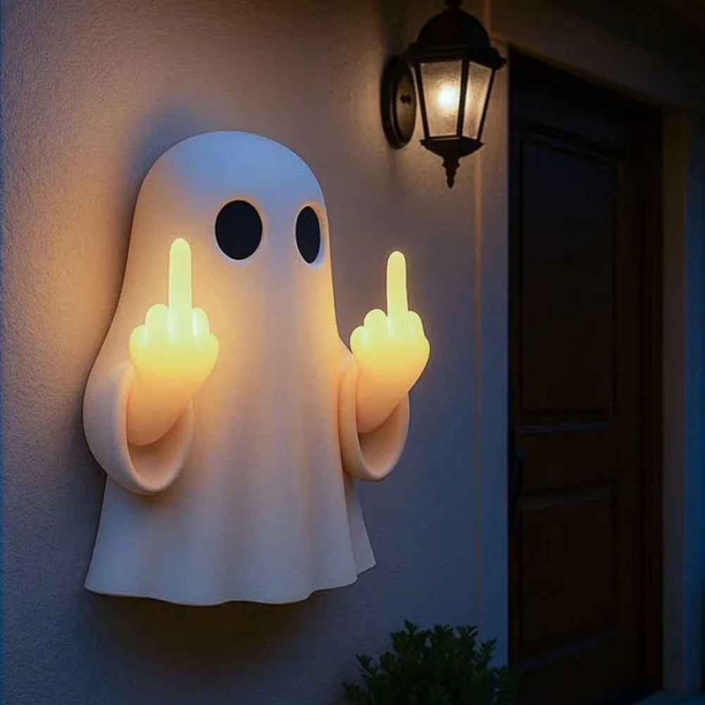 Halloween 3D LED Ghost Night Light Campfire Figurine Decor