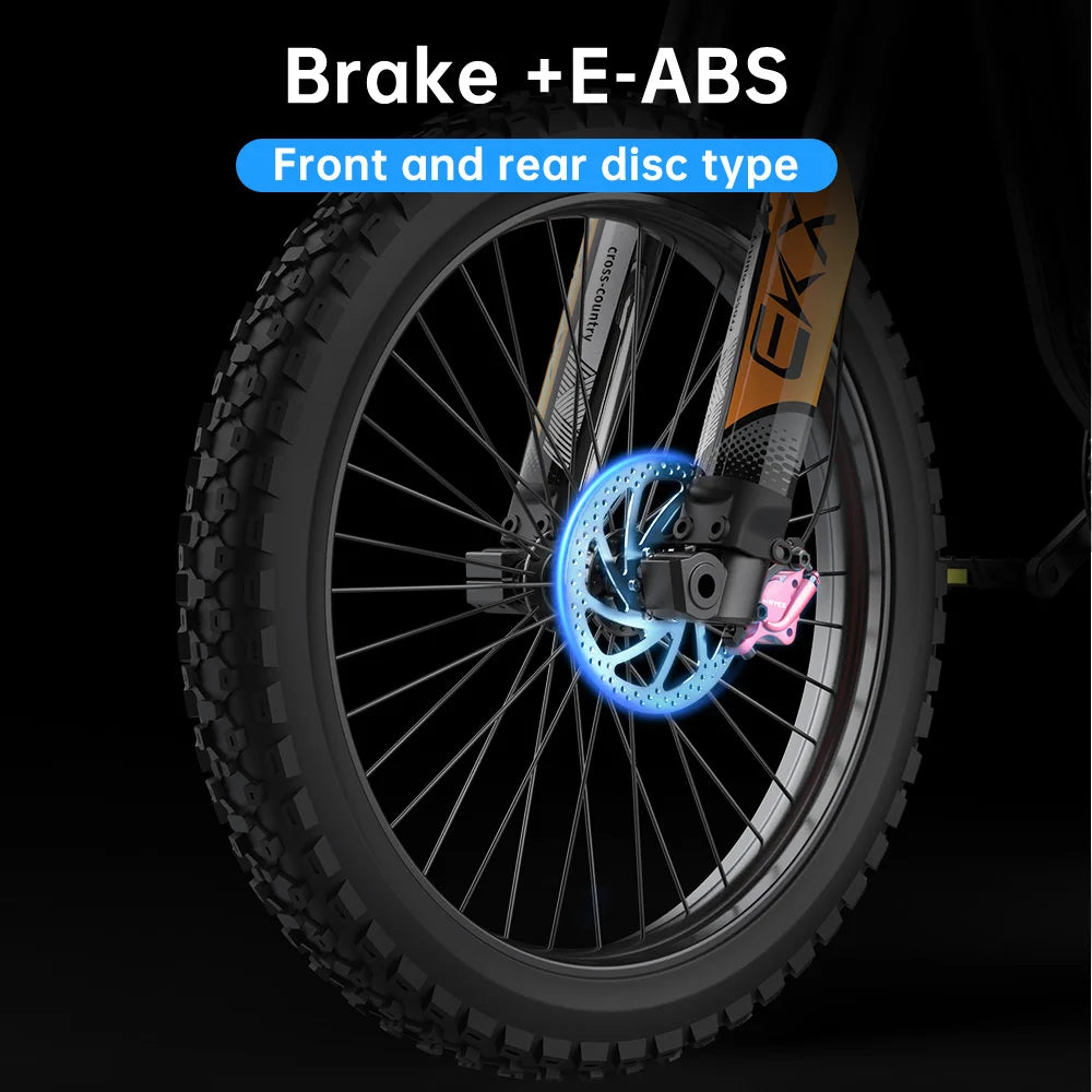 EKX X21 Max Electric Offroad Ebike 3000W 60V 30Ah 85Kmh