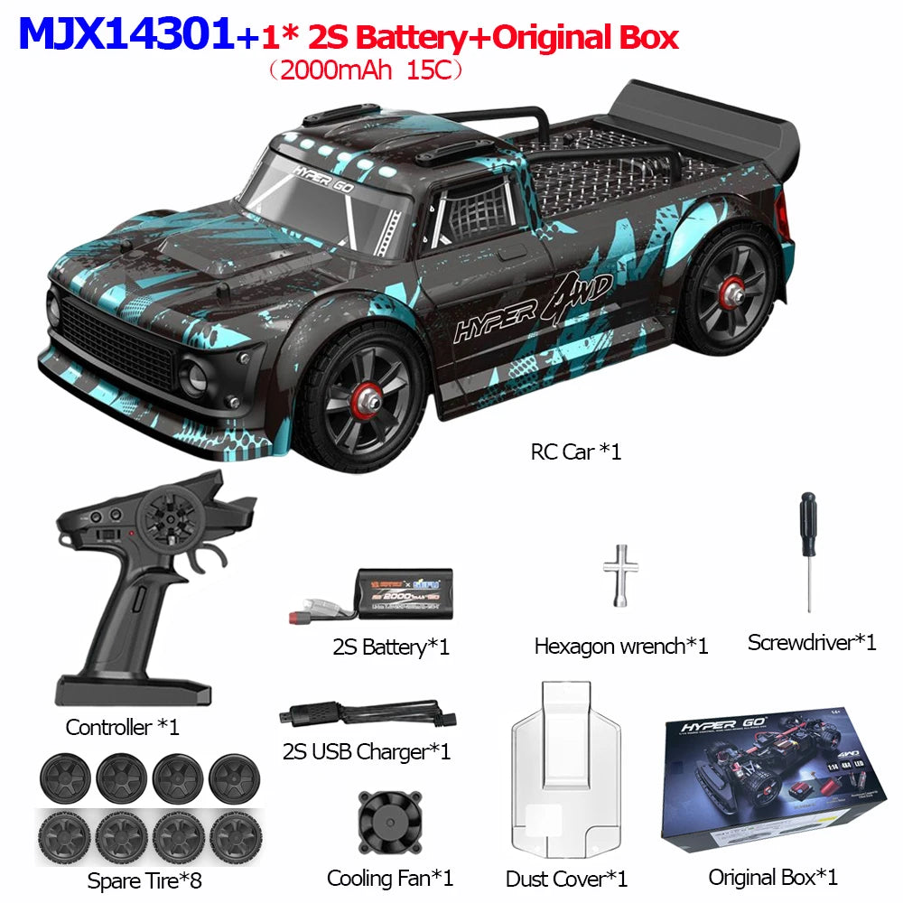 MJX Hyper Go RC Car 55kmh Brushless 4WD Off Road Toy