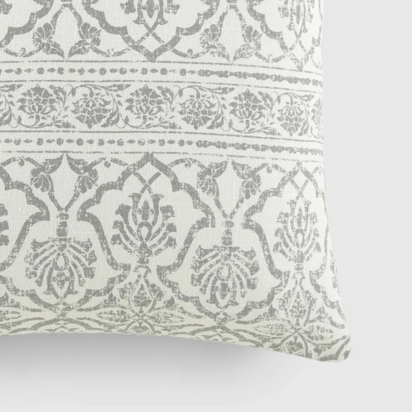 Elegant Cotton Decor Throw Pillow Artic Antique Floral Pattern