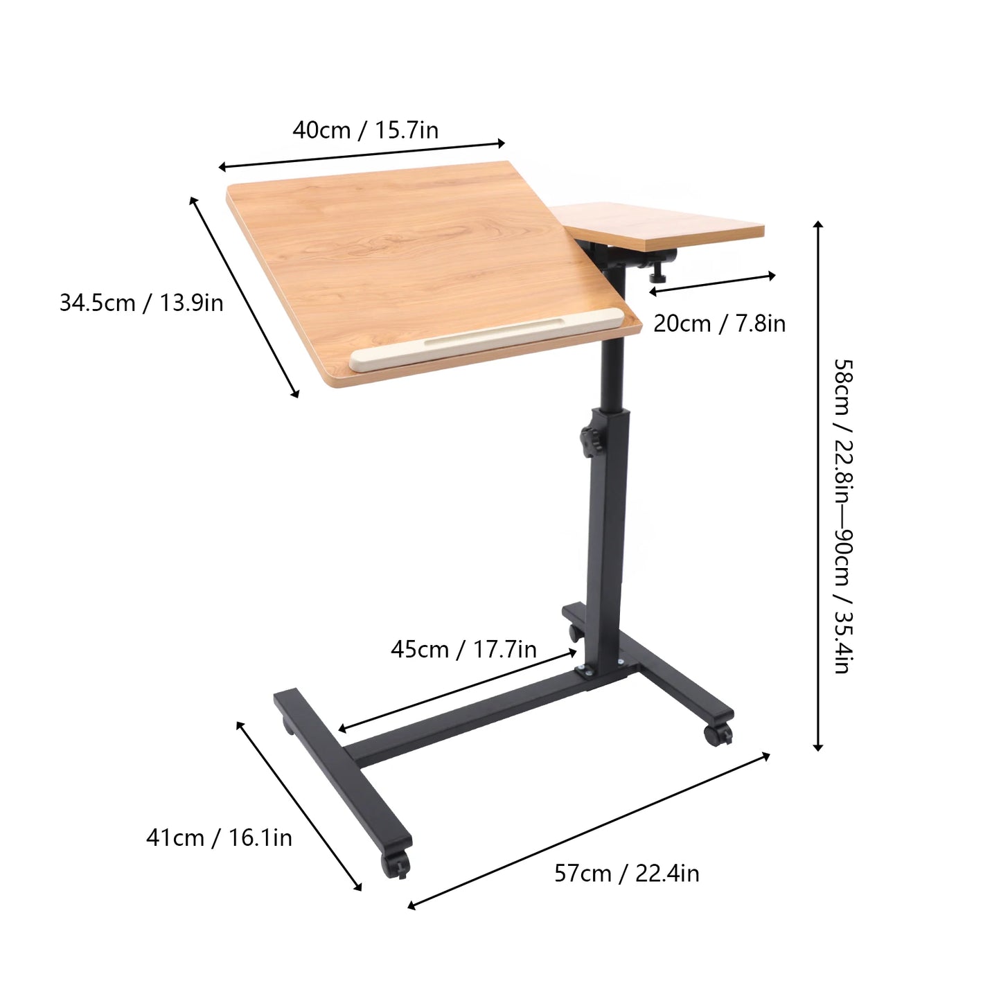 Adjustable Laptop Desk 360 Degree Rotating Tabletop Stand