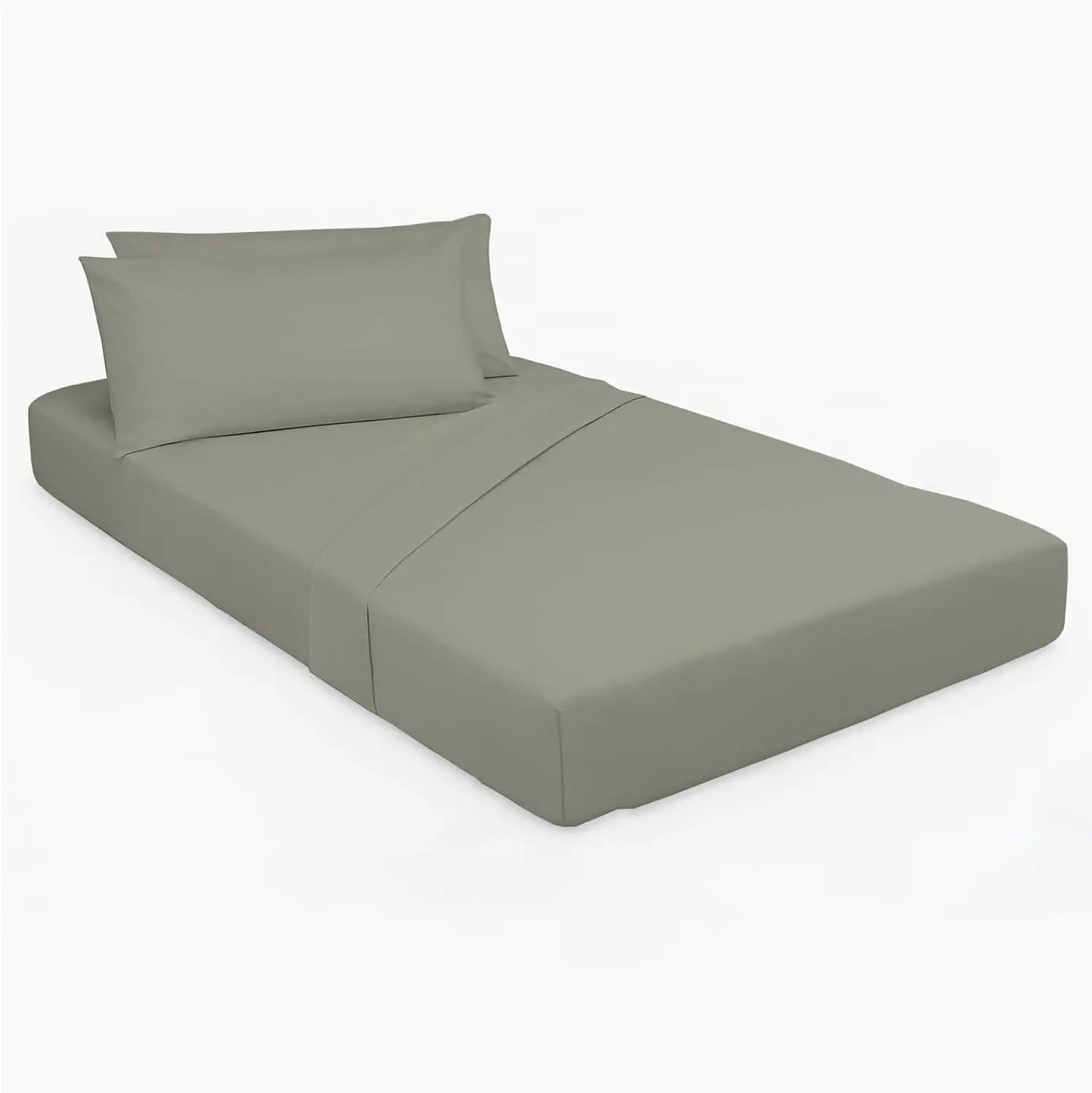 Egyptian Cotton Sheet and Pillow Case 4 Piece Set Rollaway