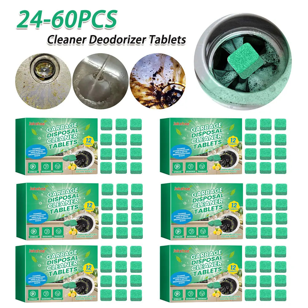 Garbage Disposal Cleaner Deodorizer Tablets Kitchen Sink