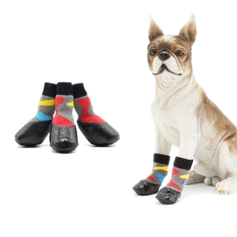 Waterproof Dog Boots Non Slip Rain Snow Socks for Small Medium Large Dogs