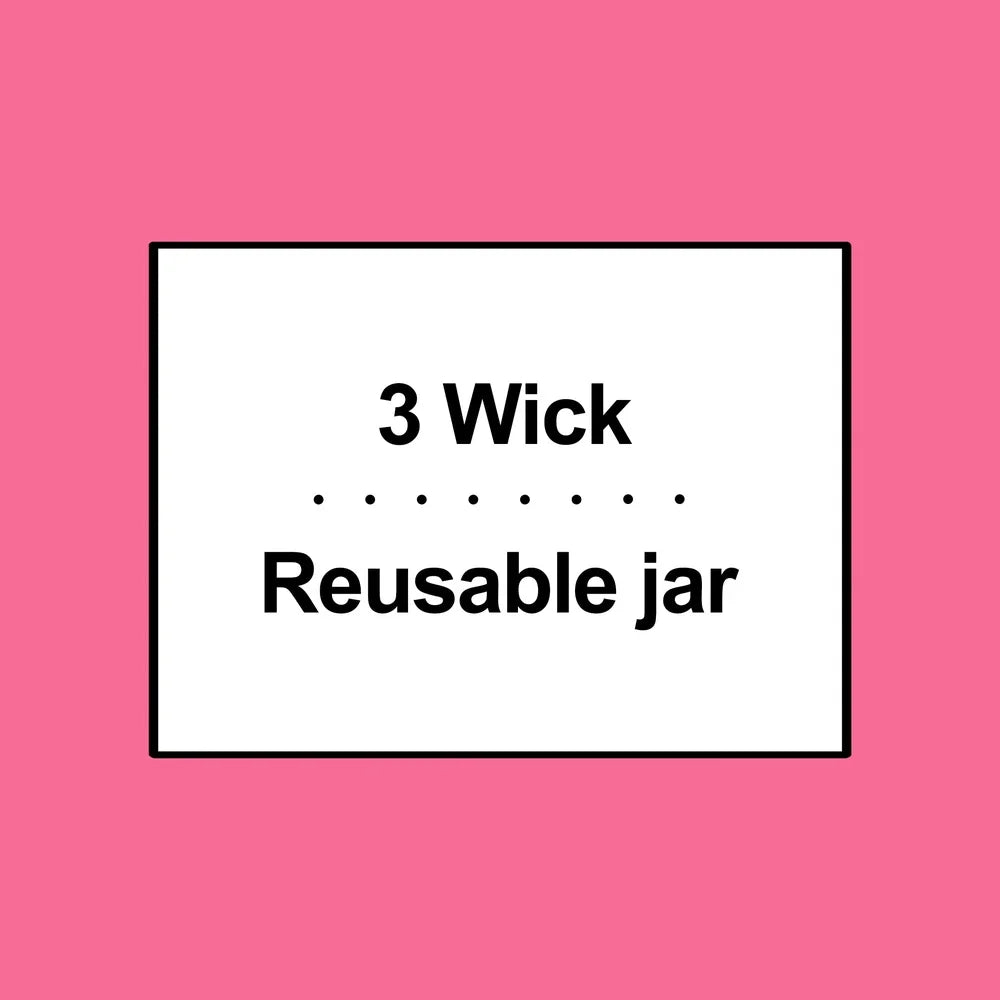 Watermelon Scented Three Wick Candle 14 Oz Paraffin Wax