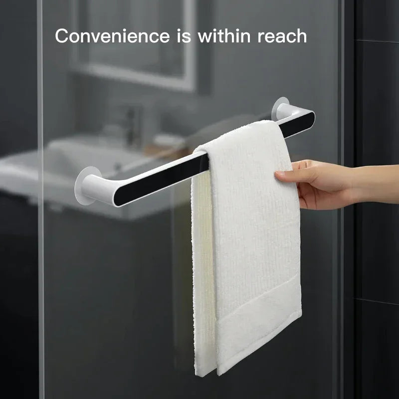 Self Adhesive Wall Mounted Towel Rack Bar Kitchen Organizer