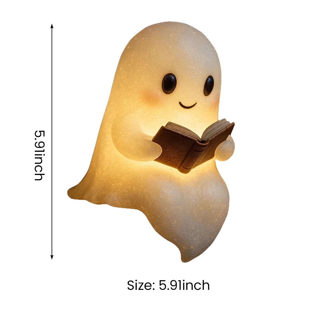 Halloween 3D LED Ghost Night Light Campfire Figurine Decor