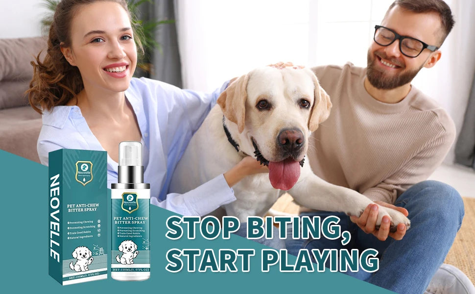 150ml No Chew Spray For Dogs No Alcohol Natural Bitter Deterrent Spray