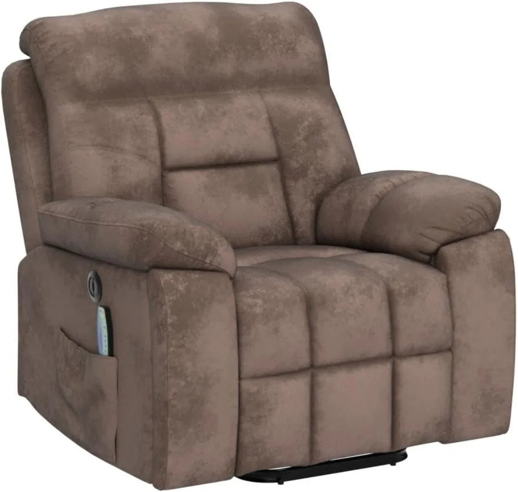 Large Power Lift Recliner Chair With Massage And Heat For Elderly Big And Tall