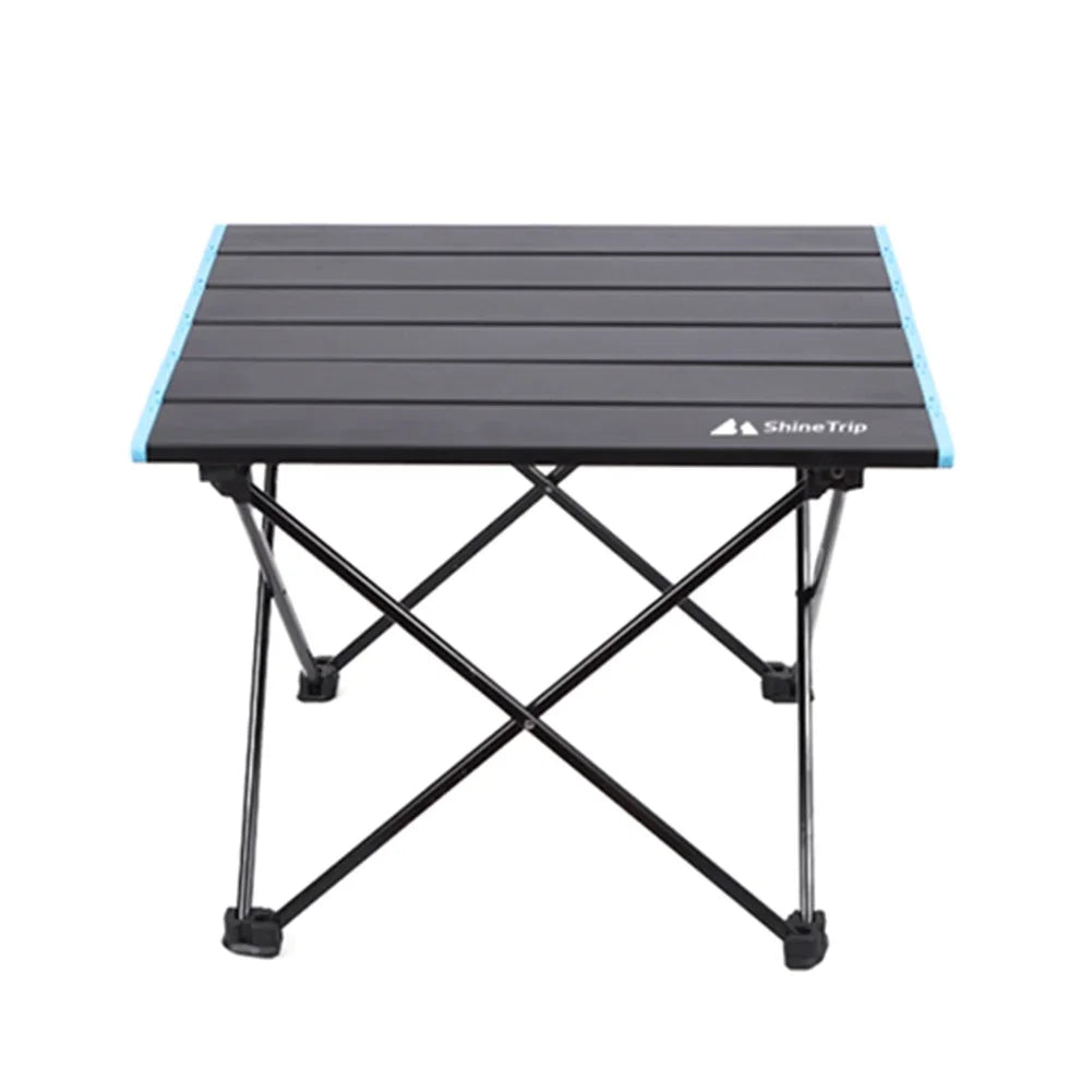 Portable Foldable Ultralight Aluminium Camping Table For 4, Outdoor Picnic Hiking Laptop Desk