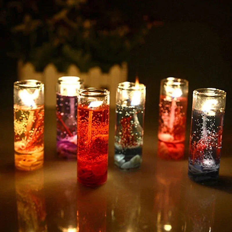 Aromatherapy Jelly Candle Smokeless Ocean Shells Valentines