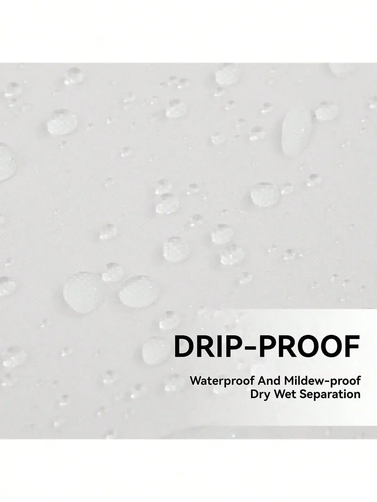 Plants Pattern No Hook Waterproof Shower Curtain PVC Modern Bathroom Decor