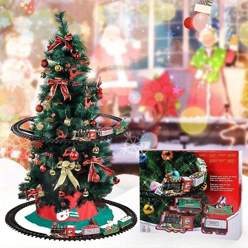 Christmas Train Electric Toys for Tree Decoration and Sound