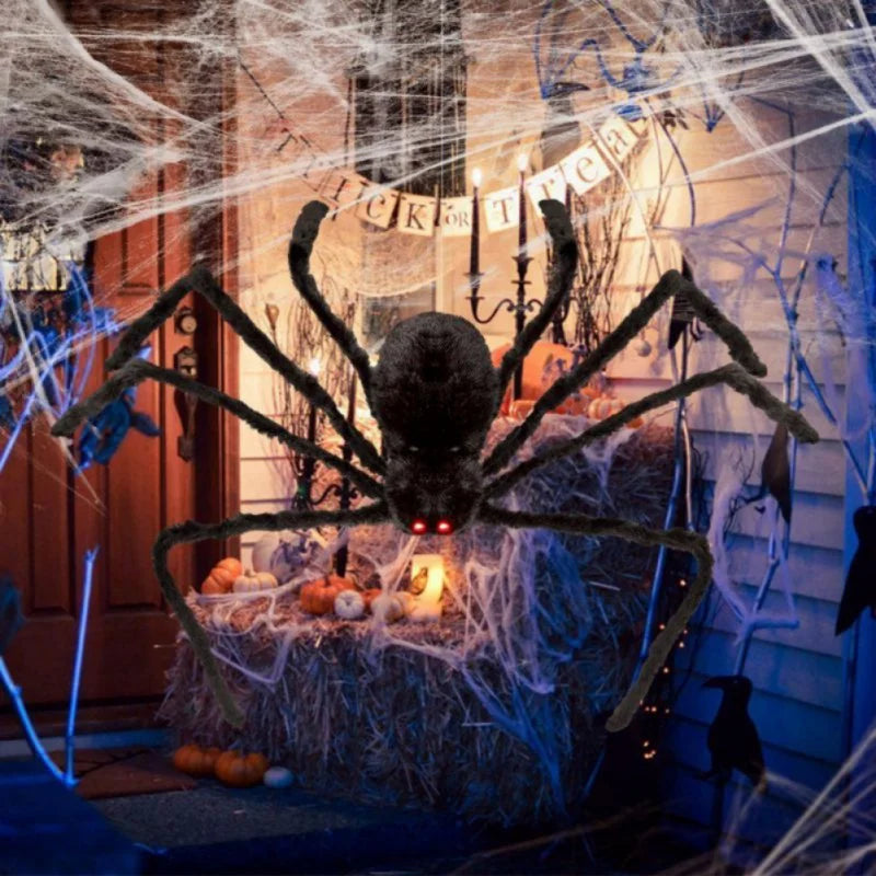 Large Hairy Spider Halloween Decor For Yard And Lawn