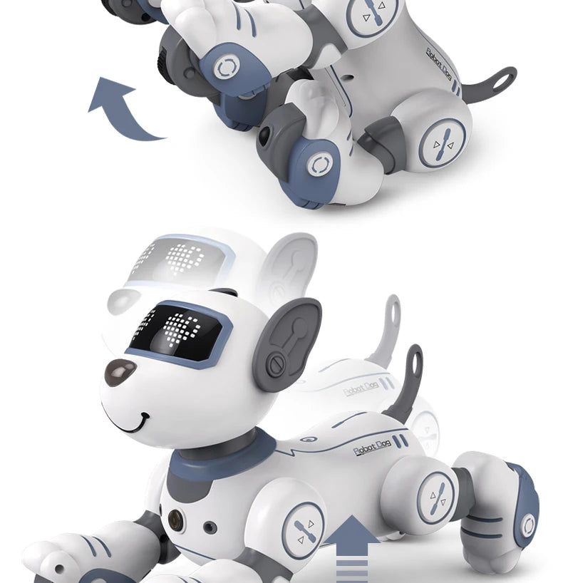 Kelaton RC Robot Dog Toy With Voice Command Programmable Touch Sensor Music