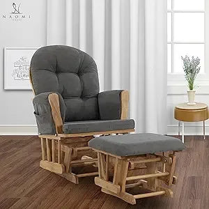 Brisbane Nursery Glider Ottoman Set With Recliner Rocking Chair