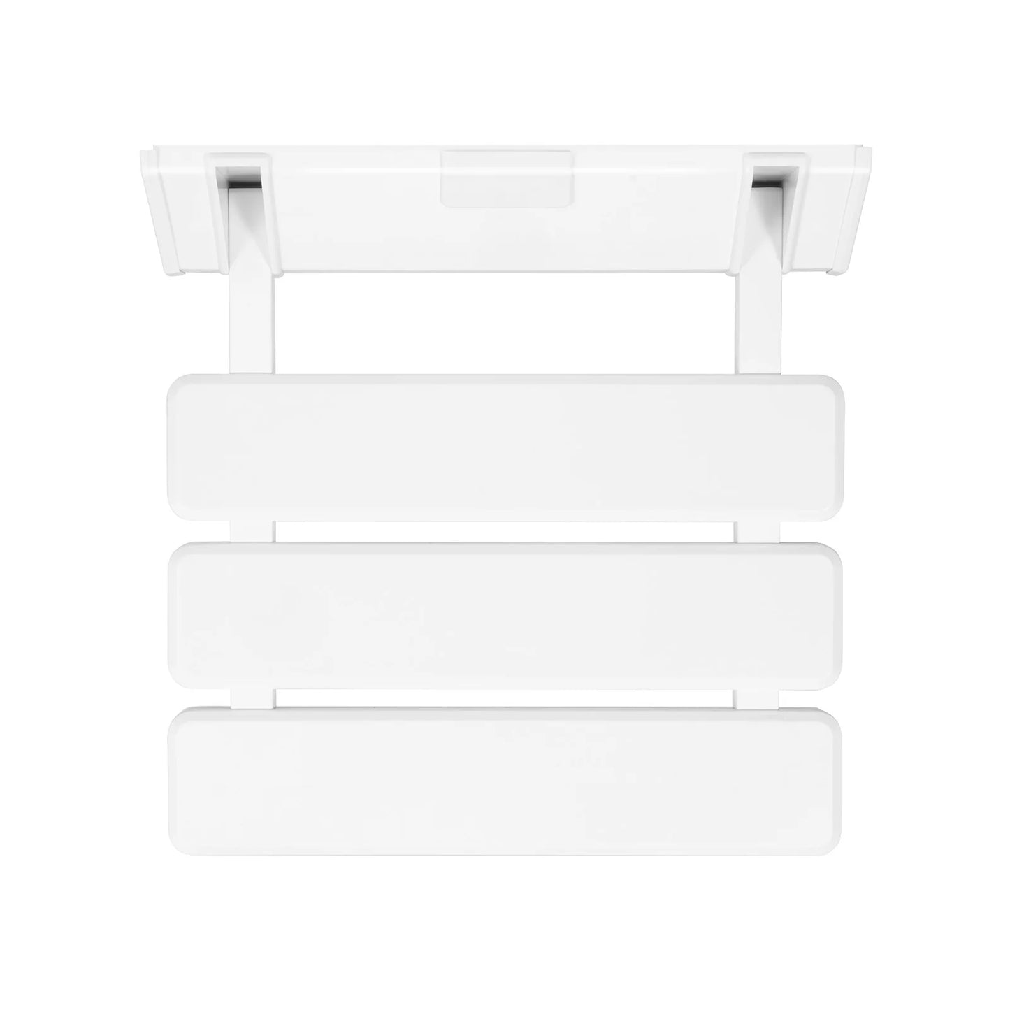 Wall Mounted Folding Shower Seat Non Slip White Stool