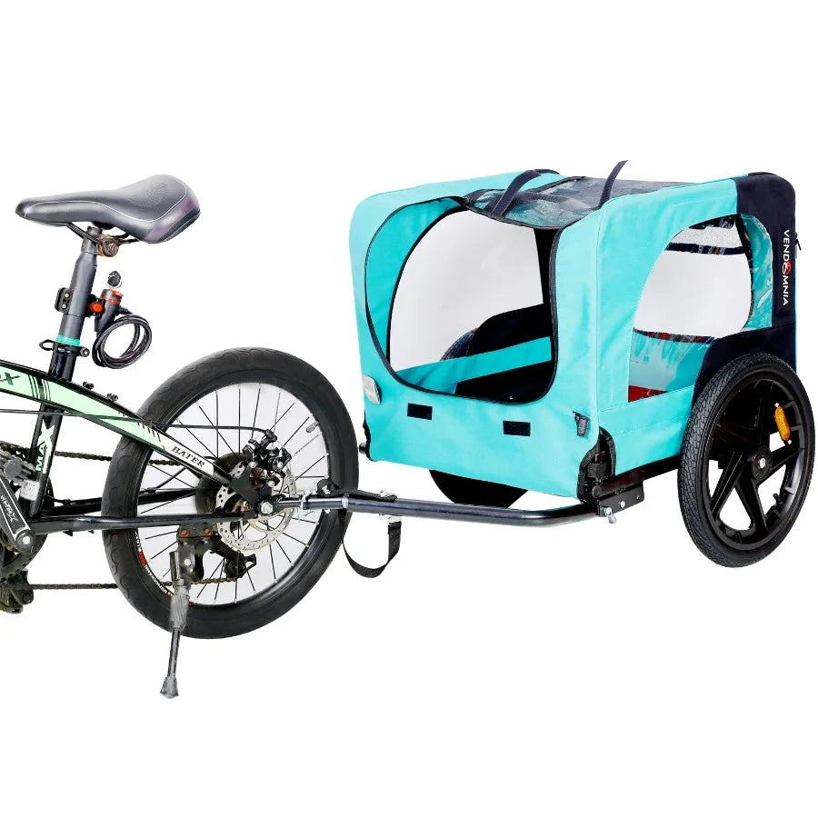 Light Green Foldable Pet Jogger Stroller Dog Carrier