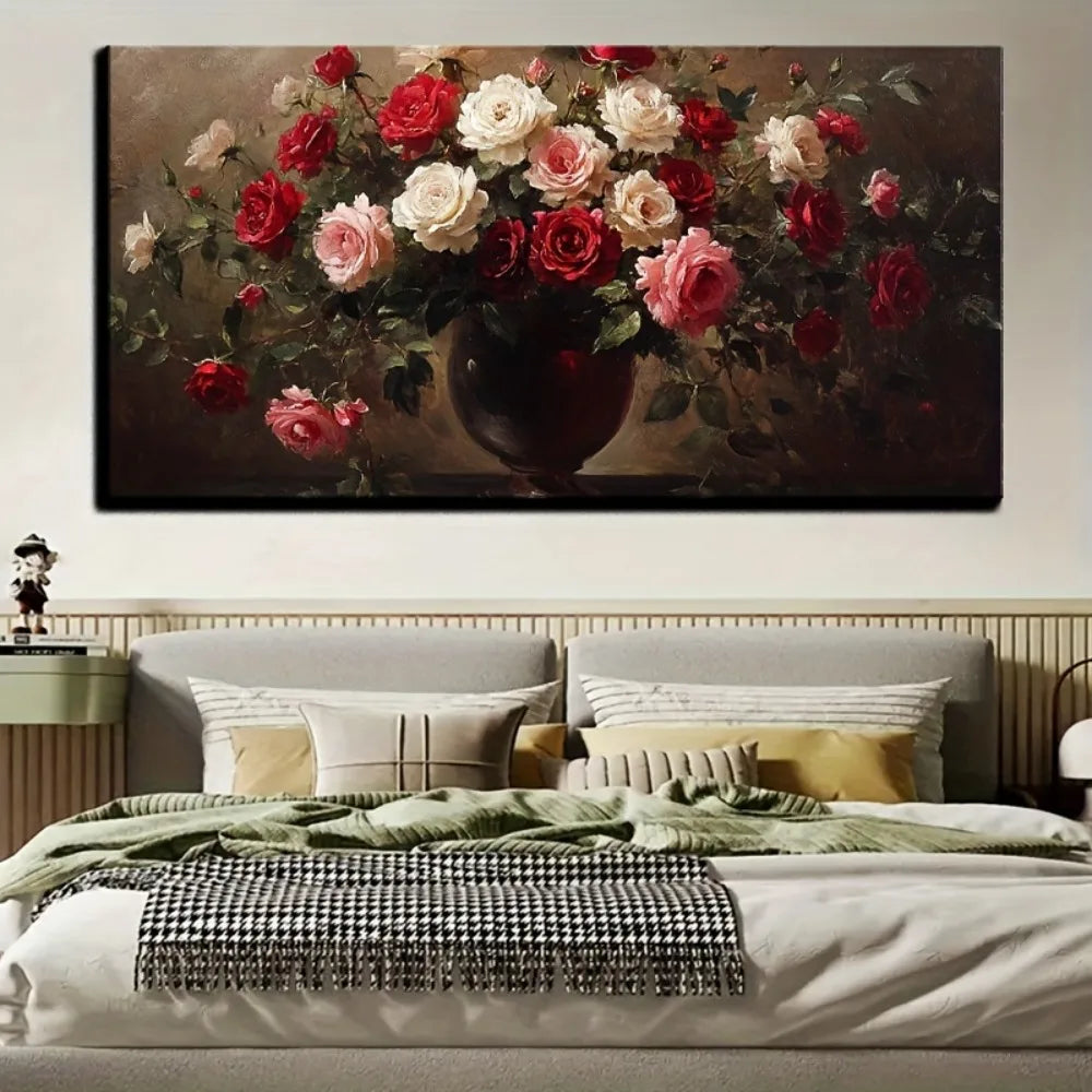 Natural Landscape Painting With 1.5 Inch Pine Frame Victorian Wall Art