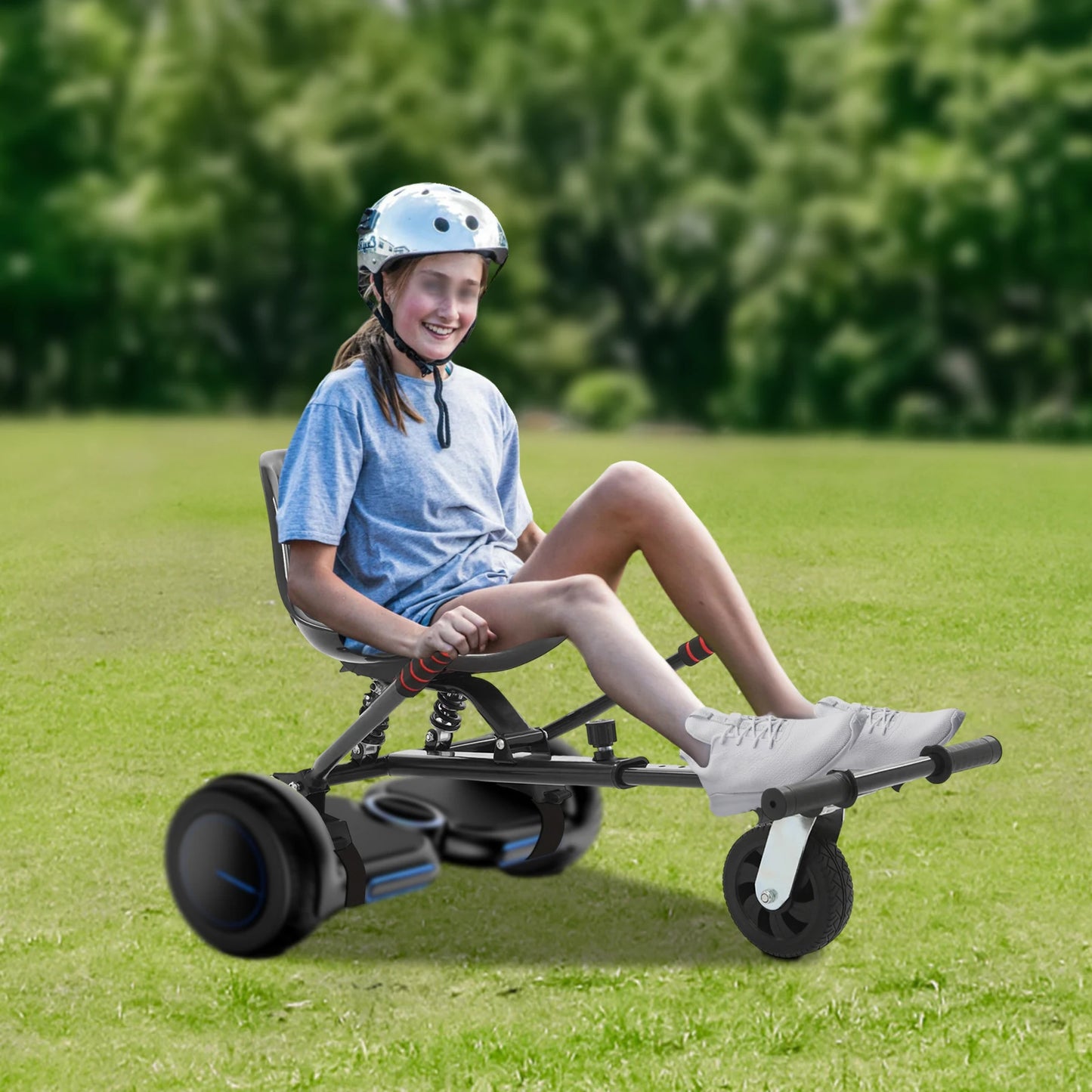 Adjustable Hoverboard Seat Attachment For Balancing Scooter