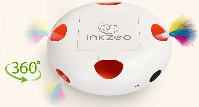 INKZOO Interactive Cat Toys For Indoor Cats Whack A Mole