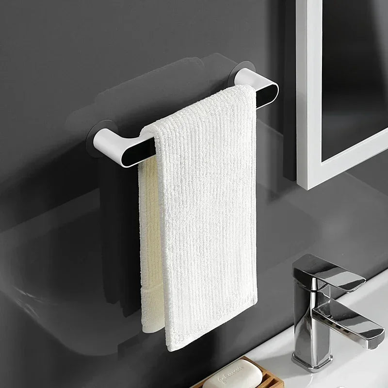 Self Adhesive Wall Mounted Towel Rack Bar Kitchen Organizer