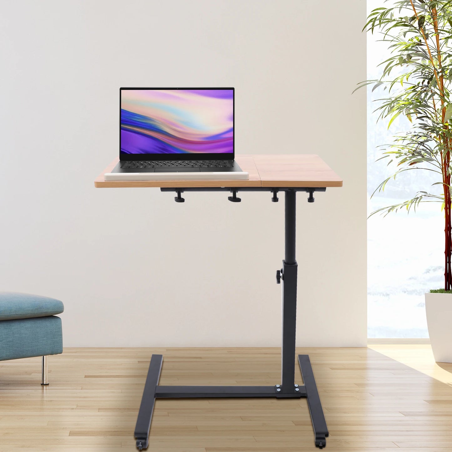 Adjustable Laptop Desk 360 Degree Rotating Tabletop Stand