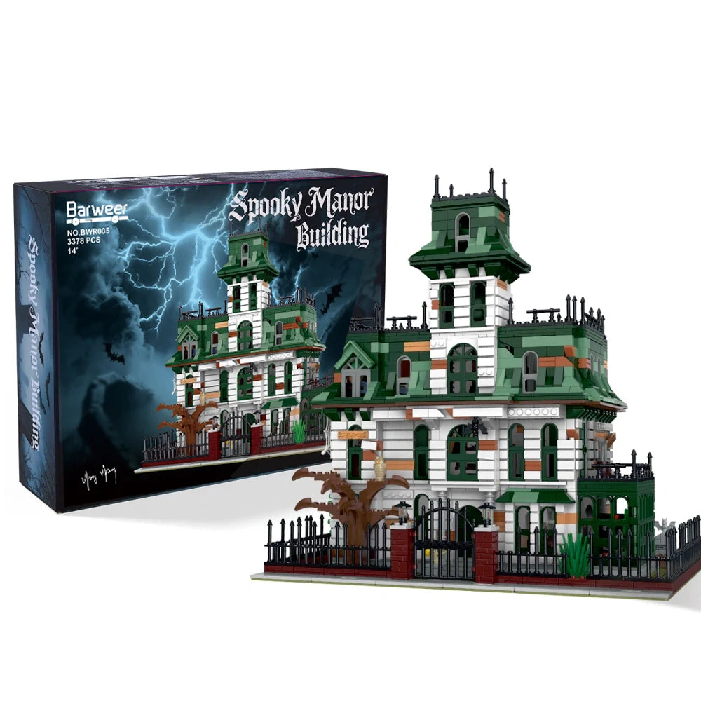 Wednesday Addams Spooky Manor Lego Compatible Building Blocks