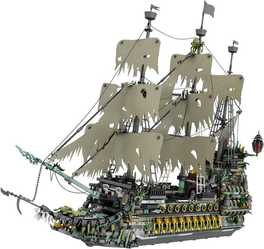 Pirate Ship Building Blocks Set Large MOC Construction Toy Sailing Boat