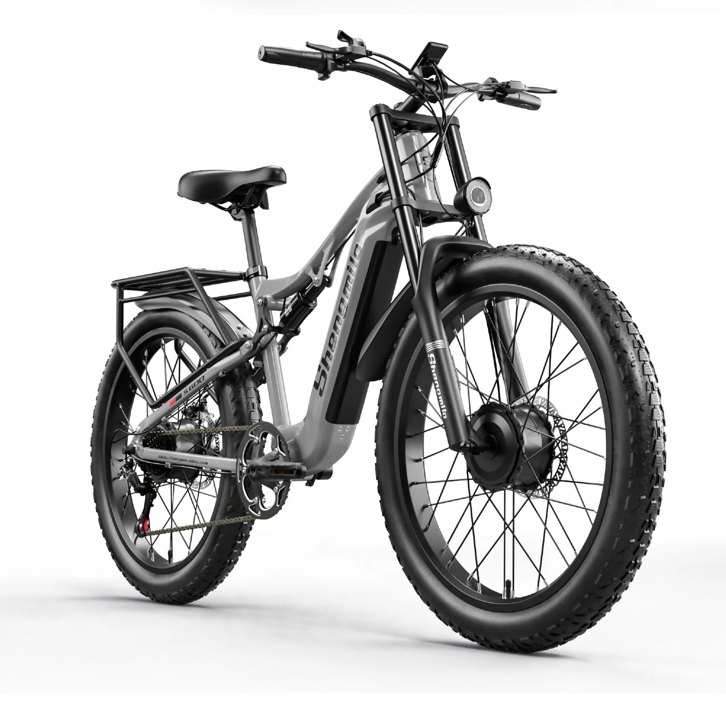 Shengmilo S600 26 Inch Electric Mountain Bike 2000W Dual Motor Fat Tire 17.5Ah