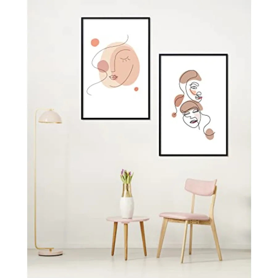 24x36 Poster Frame 3 Pack Black Picture Frame for Wall Mounting
