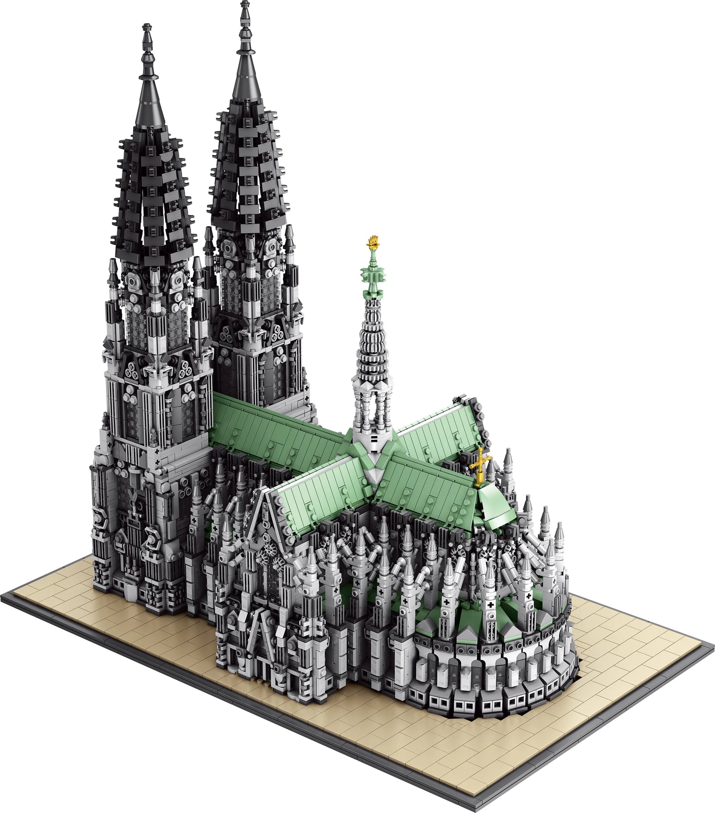 Cologne Cathedral Building Blocks Gothic Church Architecture Kit For Adults
