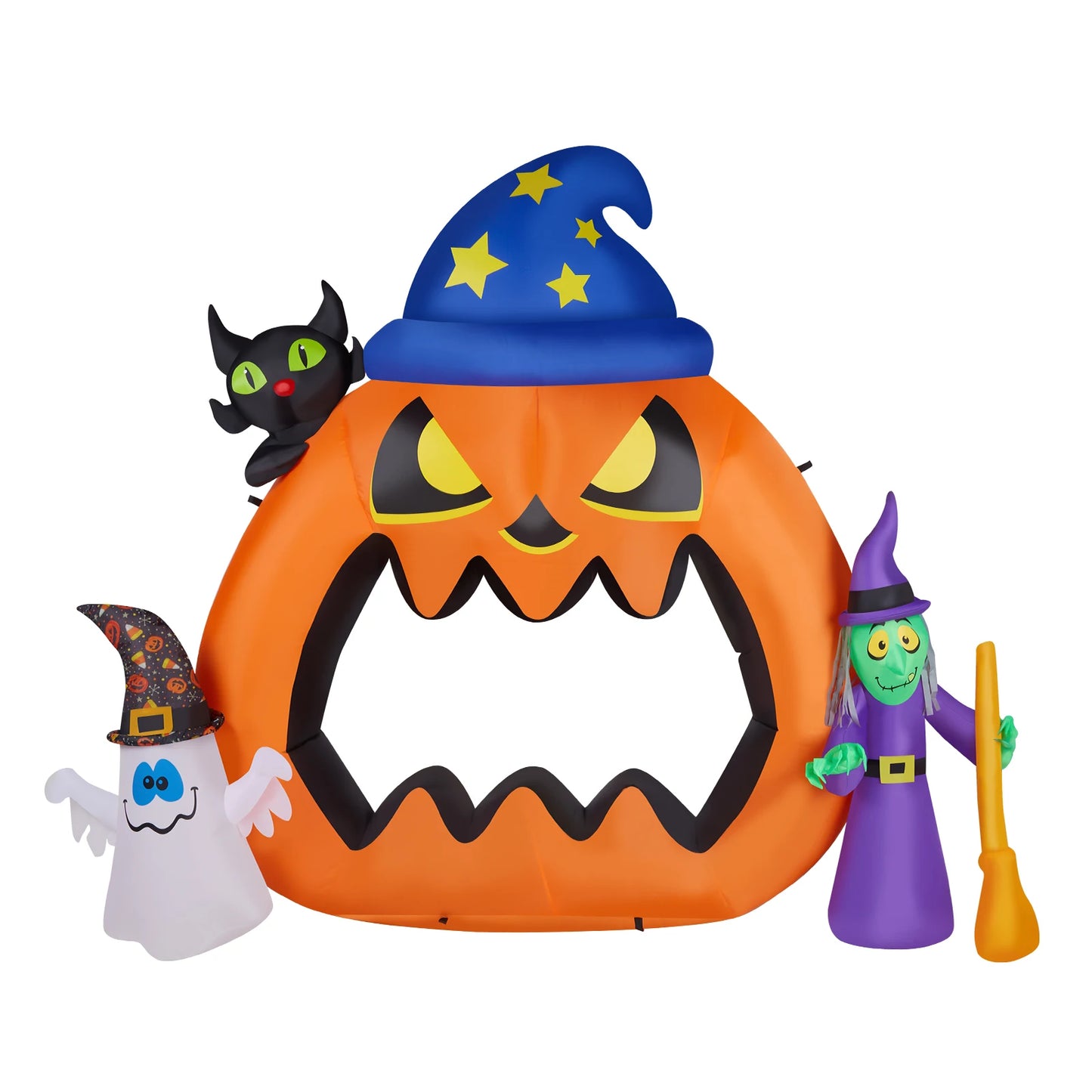 6.9ft Pumpkin Inflatable Halloween Decoration for Outdoor and Indoor Use