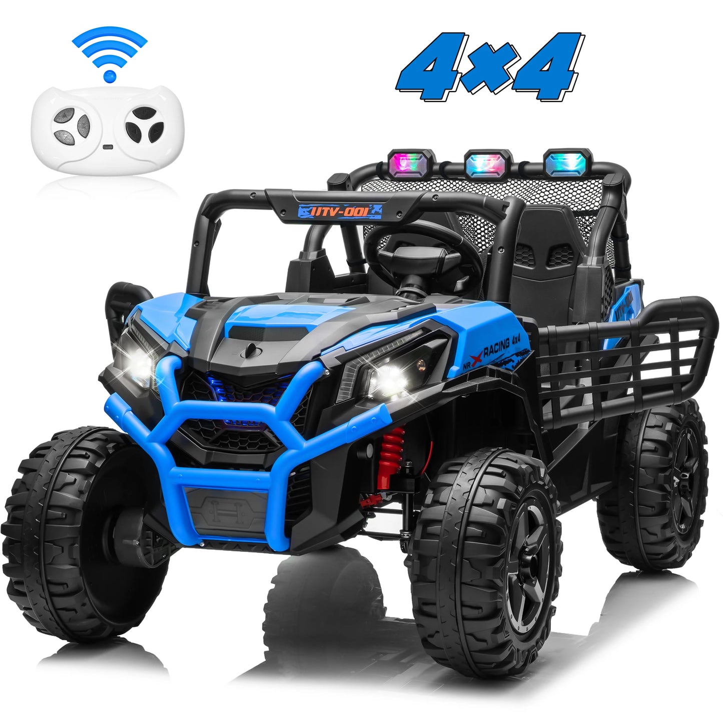24V Two Seater Ride On Car For Kids With 3 Speed Remote 2WD 4WD Switchable UTV