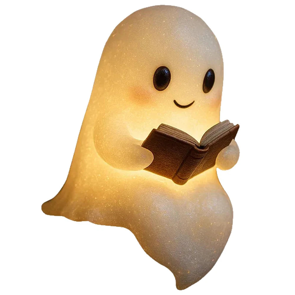 Halloween 3D LED Ghost Night Light Campfire Figurine Decor