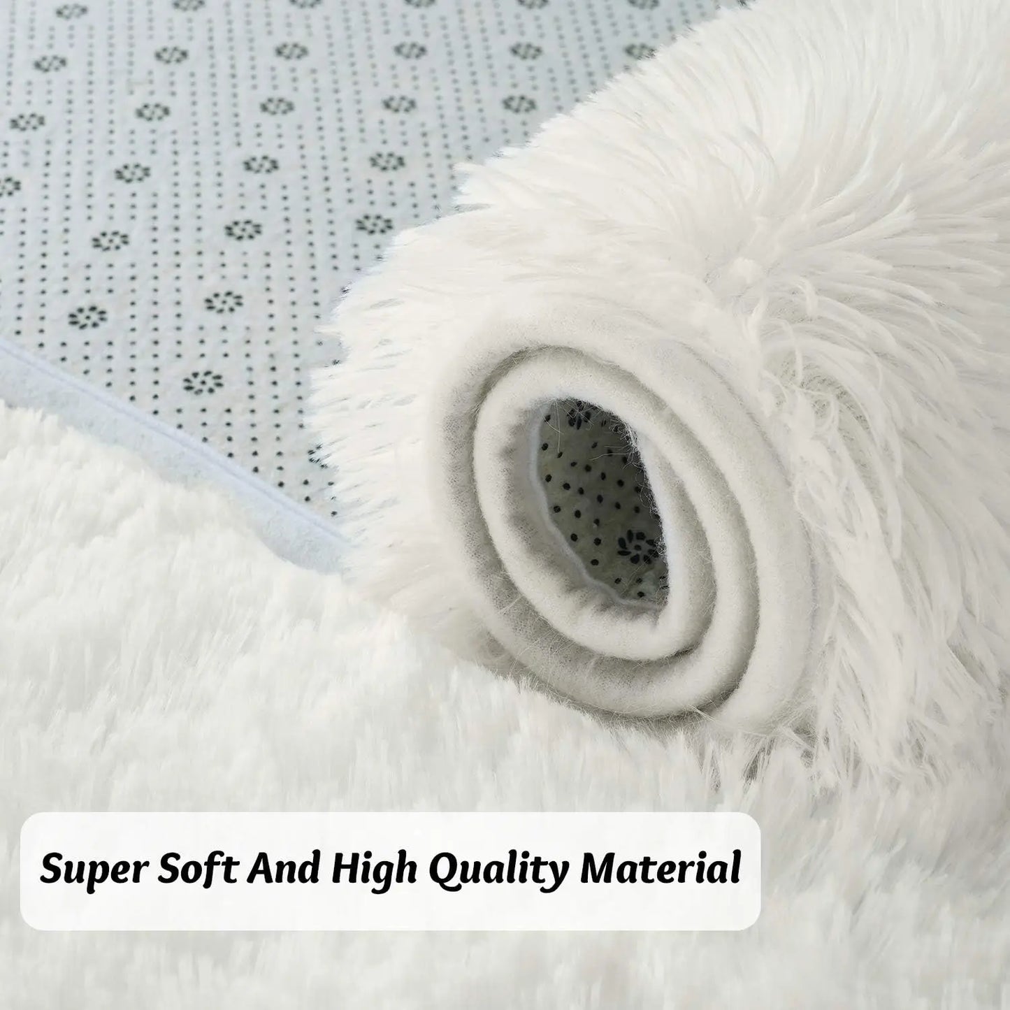 Fluffy Rugs for Bedroom Fuzzy Area Rugs for Living Room Soft Kids Carpet Non Slip for Hardwood Floors Room Decor