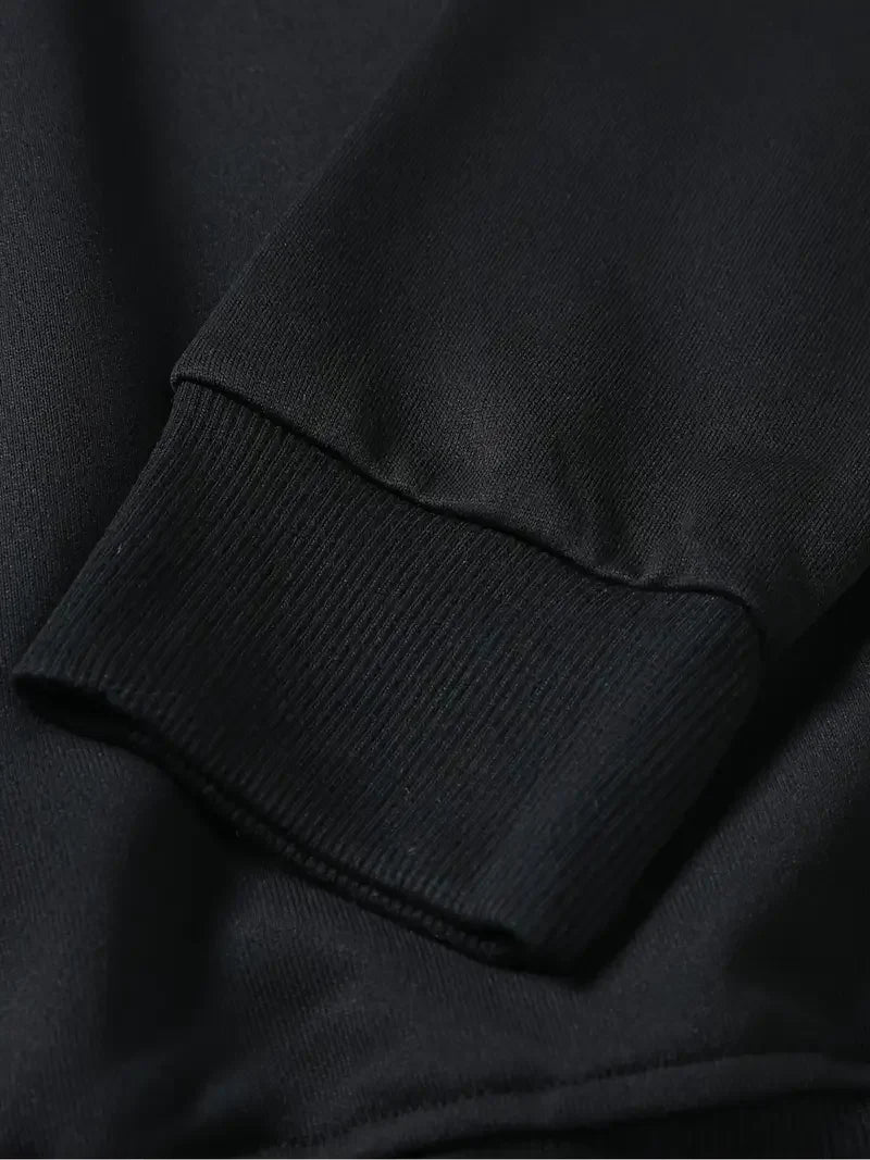 Boston Terrier Hoodie Glasses Pattern Paw Print Design Round Neck Casual Knit