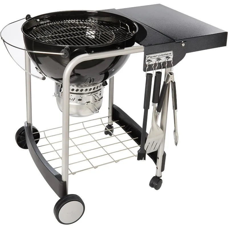Weber Performer Charcoal Grill 22 Inch Black Outdoor