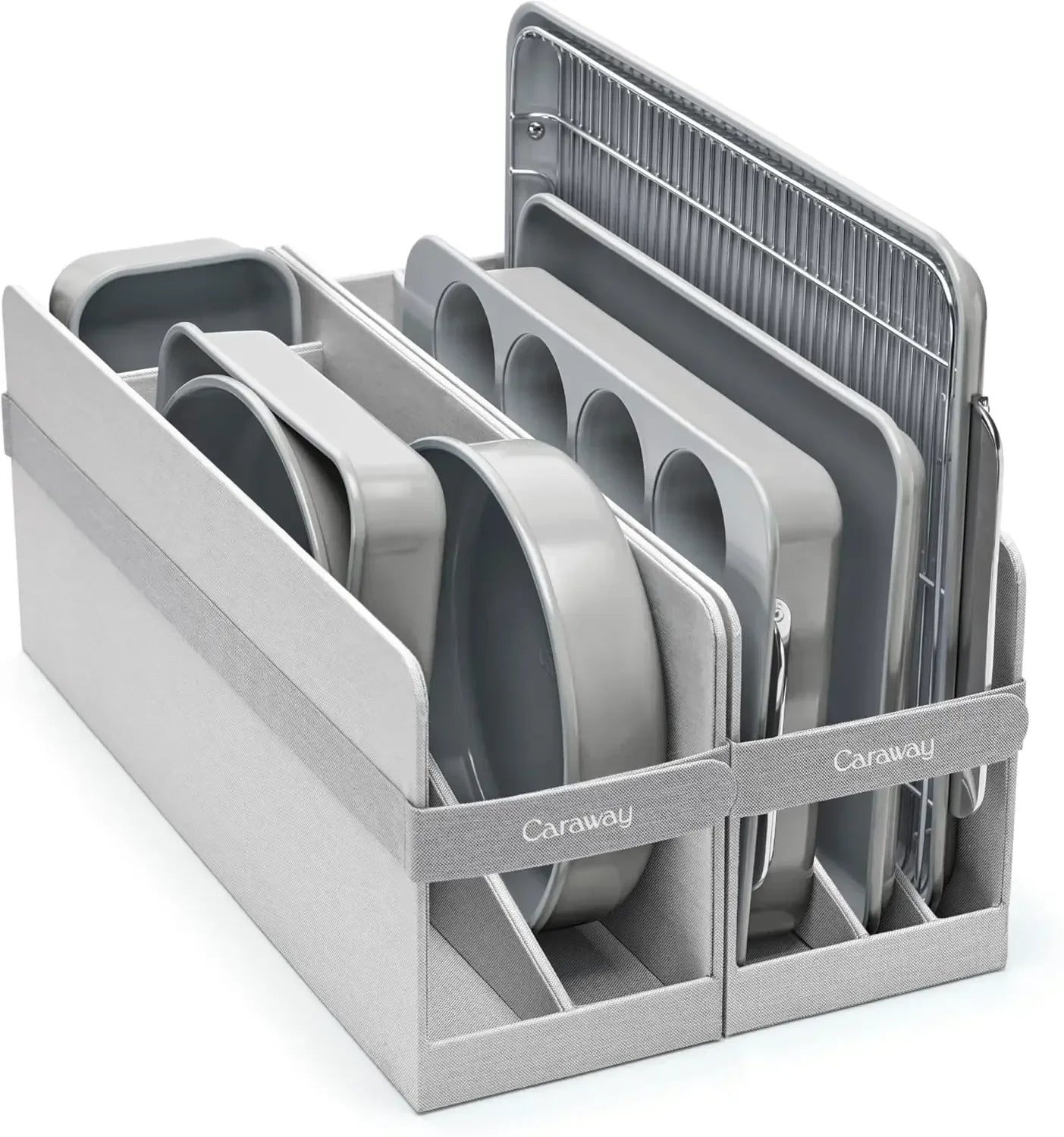 Caraway Nonstick Ceramic Bakeware Baking Sheets Assorted Baking Pans Cooling Rack Storage