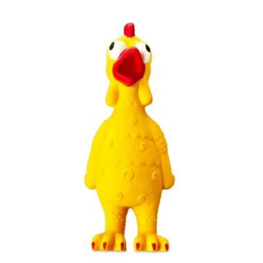 Vibrant Life Playful Buddy Yellow Chicken Dog Toy Chew 2