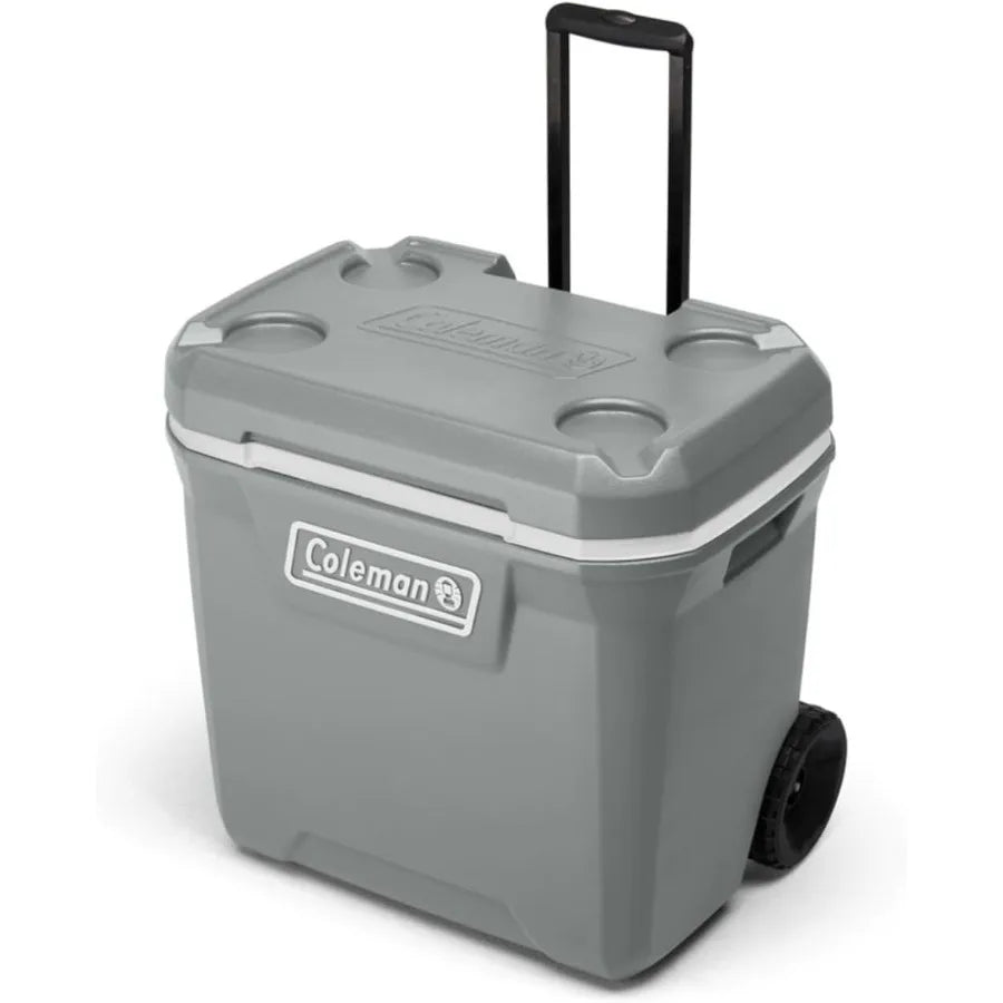 Classic Series Insulated Portable Rolling Cooler With Wheels Keeps Ice 5 Days