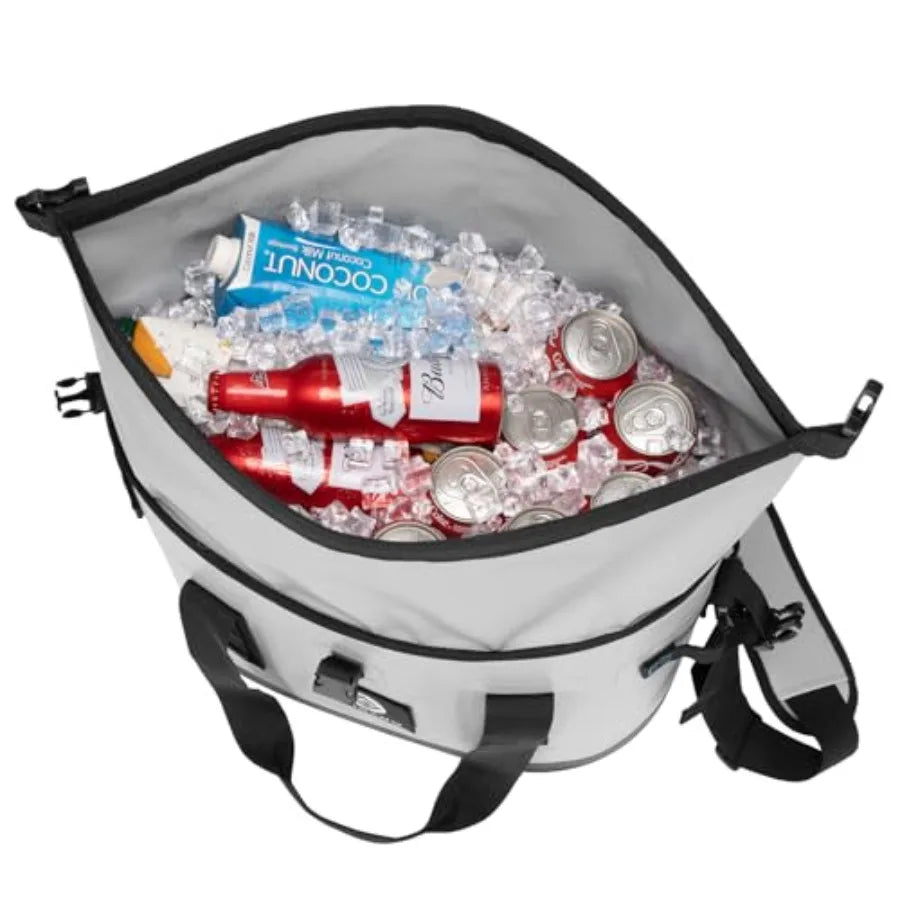 Soft Cooler Insulated Leak Proof Large Ice Chest With Roll Top Waterproof Seal