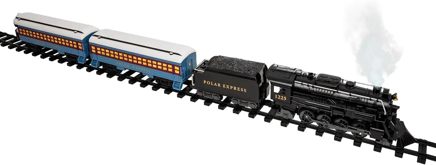 Polar Express Battery Operated Toy Train Set With Bluetooth Sounds And Track