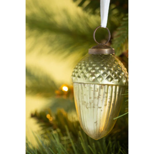 Tear Drop Glass Ornament Set of 12 for Christmas Tree Decor