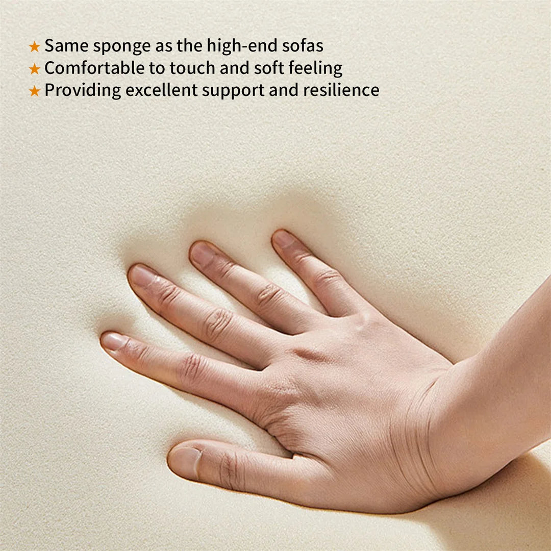 180cm Long Giant Dog Bed Foldable Calming Orthopedic Plush Coral Fleece Cover