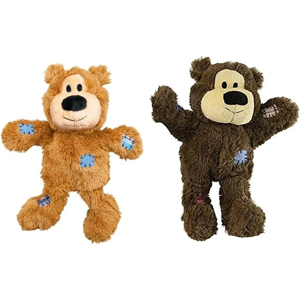 KONG Wild Knots Bears Durable Dog Toys Pack Of Two For Small And Medium Breeds