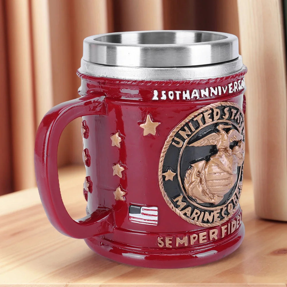 250th Anniversary Veteran Coffee Mug Stainless Steel