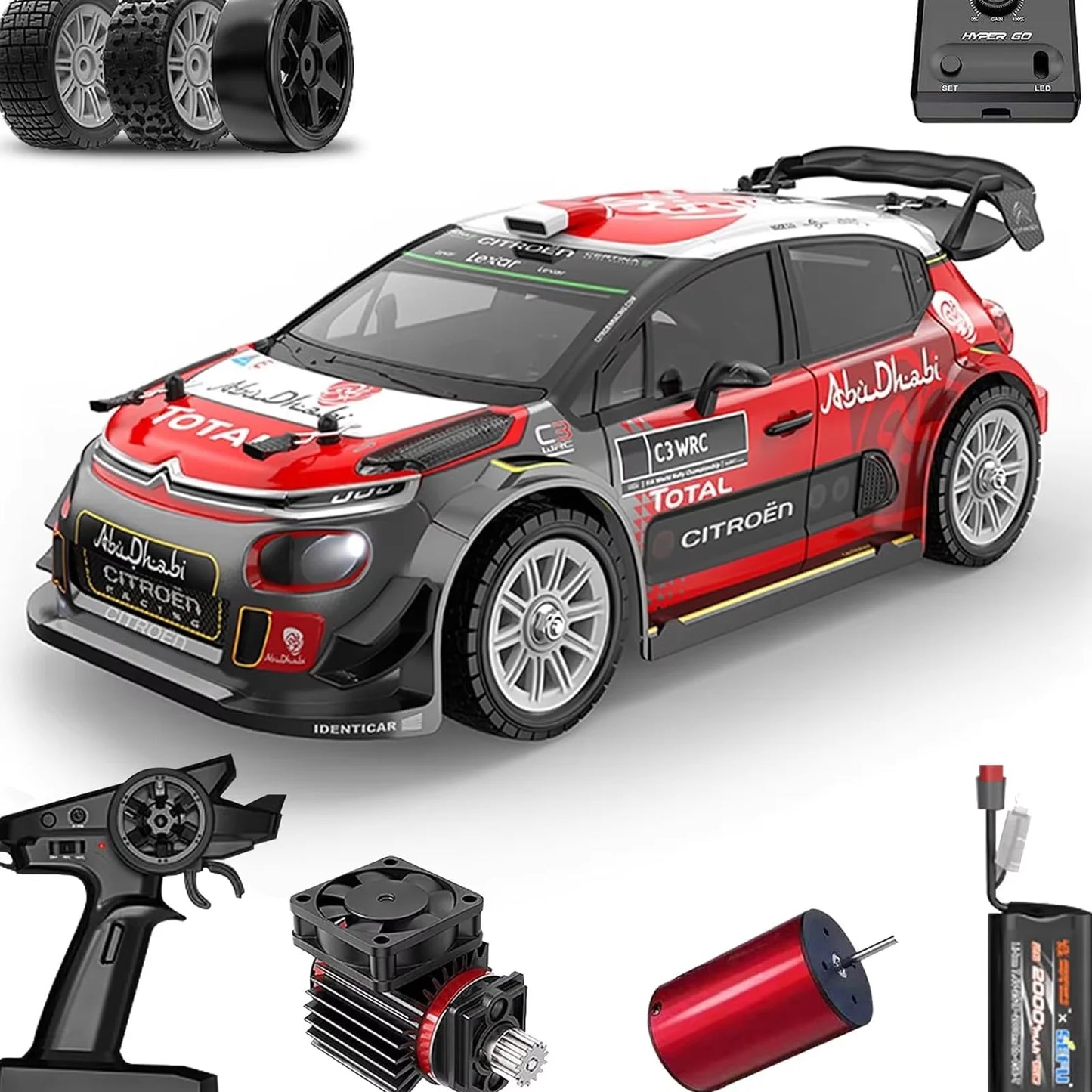 1 To 14 MJX 14303 RC Drift Car 2.4G Speed Brushless 4WD