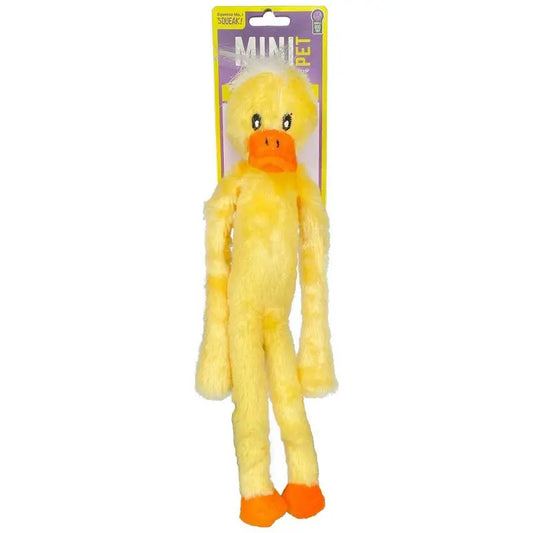 Mini Duck Plush Squeaker Dog Toy 12 Inch Tug Of War