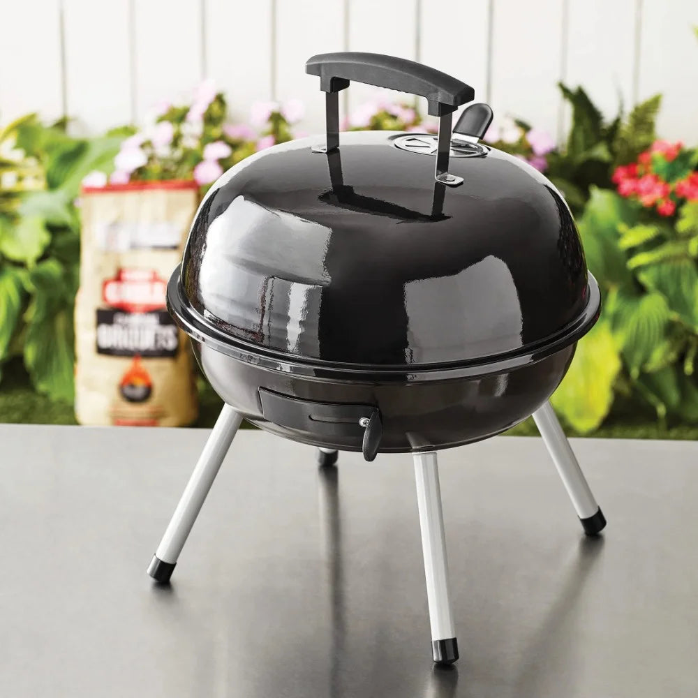 14.5 Inch Steel Portable Charcoal Grill Easy to Carry